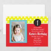 Rood- en blauwe Stippen Kaart (Voorkant / Achterkant)