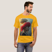 Rood en blond t-shirt (Voorkant volledig)