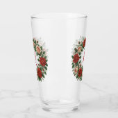 Rood en Blush Roos Krans Glas (Links)