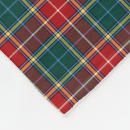 Rood en Bos Groen Plaid Clan Baxter Tartan Fleece Deken