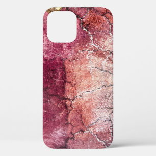 Rood en bruin abstract schilderij Case-Mate iPhone case