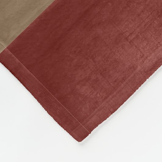 Rood en bruin hout Nautische ⚓ Stripes en anker Fleece Deken (Hoek)