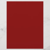 Rood en Bruin Leuke Kerstman Brief. Flyer (Achterkant)