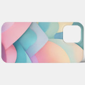 Rood en bruin ronde vorm Case-Mate iPhone case (Achterkant (horizontaal))