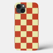 Rood- en crèmecontrole Case-Mate iPhone case (Achterkant)
