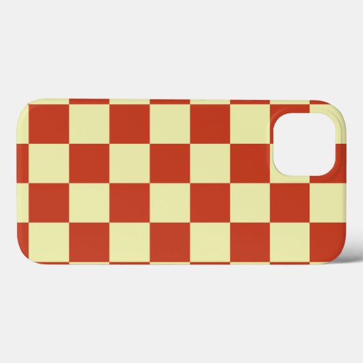 Rood- en crèmecontrole Case-Mate iPhone case (Achterkant (horizontaal))