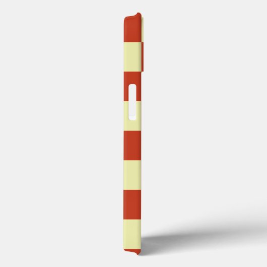 Rood- en crèmecontrole Case-Mate iPhone case (Achterkant / Rechts)