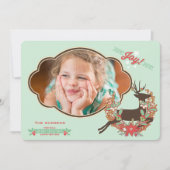 Rood en de Kaart van de Foto van de Vakantie van (Voorkant)