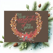 Rood en de Kaart van de Foto van de Vakantie van