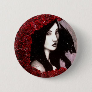 Rood en de Wolf Ronde Button 5,7 Cm
