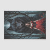 Rood en de zwarte wolf tissuepapier (Voorkant)