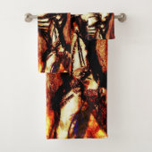 Rood- en depressiekool Tekenen op brand Bad Handdoek (Insitu)