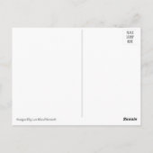rood en donker briefkaart (Achterkant)