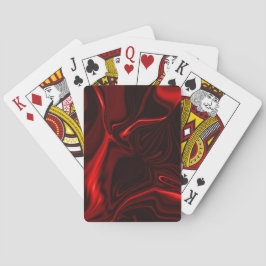 Rood- en donkergeldbogen pokerkaarten