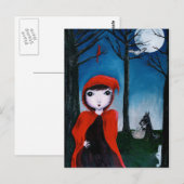 Rood en duif 1 briefkaart (Voorkant / Achterkant)