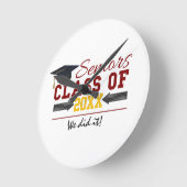 Rood en geel Afstuderen Ronde Klok (Hoek)