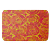 Rood en geel badmat (Voorkant)