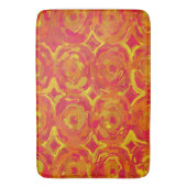 Rood en geel badmat (Voorkant Verticaal)