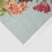 Rood en geel - bloemen-boeket decoupage tissuepapier (Detail)