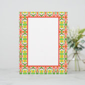 Rood en geel briefhoofd (Staand voorkant)