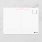 Rood en geel briefkaart (Achterkant)