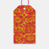 Rood en geel cadeaulabel (Voorkant)