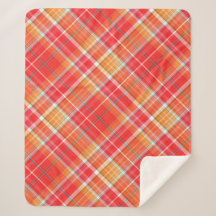 Rood en geel Cheery Plaid