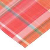 Rood en geel Cheery Plaid Tafelkleed (Gekanteld)