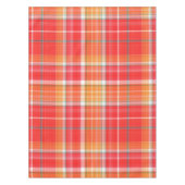 Rood en geel Cheery Plaid Tafelkleed (Voorkant)