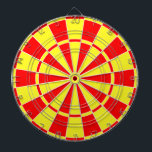 Rood en geel dartbord<br><div class="desc">Rood & Geel Dart Board.</div>