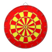 Rood en geel dartbord (Voorkant)