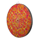 Rood en geel dartbord (Voorkant Rechts)