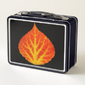 Rood en geel esperen Leaf #10 (Achterkant)