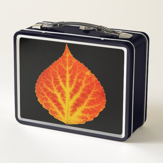 Rood en geel esperen Leaf #10 (Achterkant)