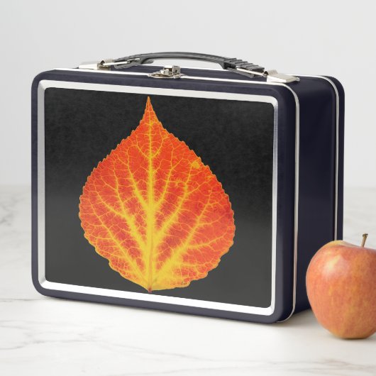 Rood en geel esperen Leaf #10 (In situ)