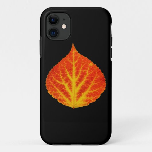 Rood en geel esperen Leaf #10 Case-Mate iPhone Case (Achterkant)