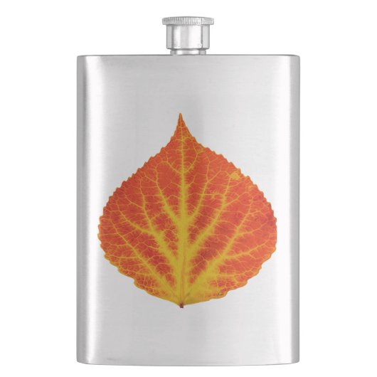 Rood en geel esperen Leaf #10 Flacon (Voorkant)