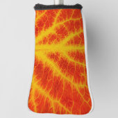 Rood en geel esperen Leaf #10 Golfheadcover (Draai 90)