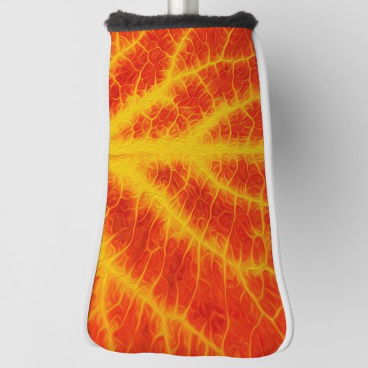 Rood en geel esperen Leaf #10 Golfheadcover (Draai 90)