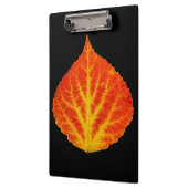 Rood en geel esperen Leaf #10 Klembord (Links)