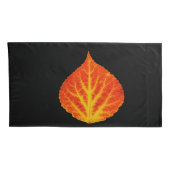 Rood en geel esperen Leaf #10 Kussensloop (Achterkant-Rechts)