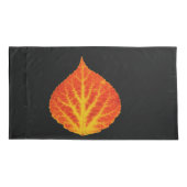 Rood en geel esperen Leaf #10 Kussensloop (Achterkant-Links)