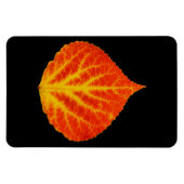 Rood en geel esperen Leaf #10 Magneet (Horizontaal)