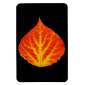 Rood en geel esperen Leaf #10 Magneet (Verticaal)
