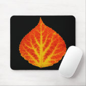 Rood en geel esperen Leaf #10 Muismat (Met muis)