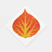 Rood en geel esperen Leaf #10 Servetten (Hoek)