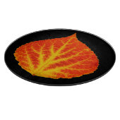 Rood en geel esperen Leaf #10 Snijplank (Hoek)