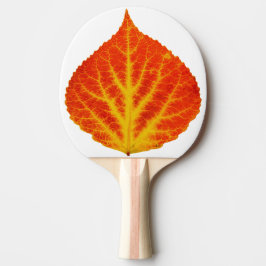 Rood en geel esperen Leaf #10 Tafeltennisbatje