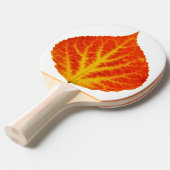 Rood en geel esperen Leaf #10 Tafeltennisbatje (Voorkant Gekanteld)