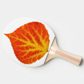Rood en geel esperen Leaf #10 Tafeltennisbatje (Zijkant)